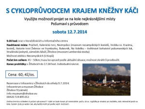 S CYKLOPRŮVODCEM KRAJEM KNĚŽNY KÁČI