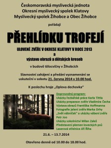 plakát_výstava trofejí_s doprovodným programem